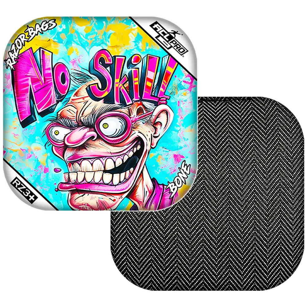 Bone | No Skill | ACL PRO Razor Cornhole Bags