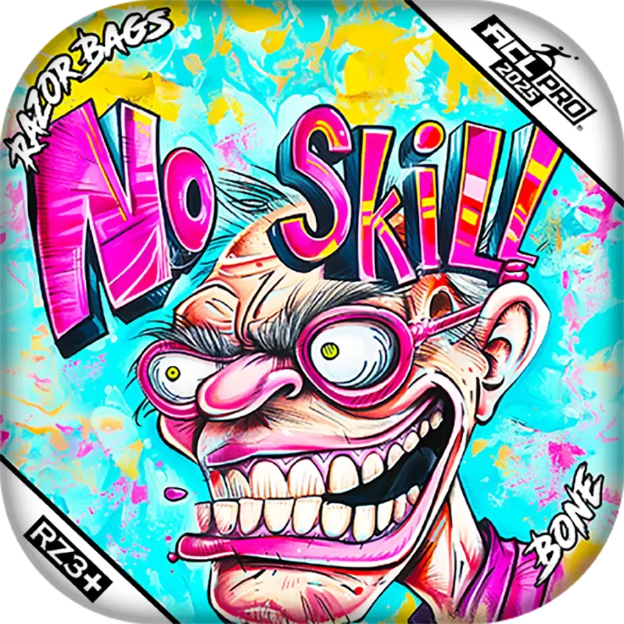 Bone | No Skill | ACL PRO Razor Cornhole Bags