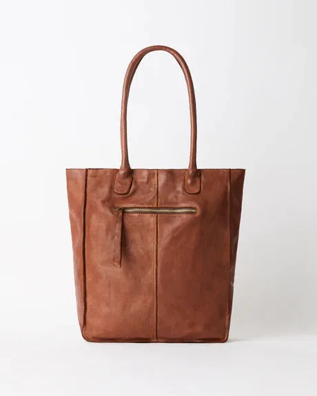 BOSTON TOTE | COGNAC