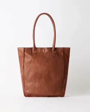BOSTON TOTE | COGNAC