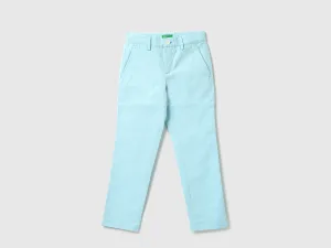 Boys Self Designed Regular Fit Trousers