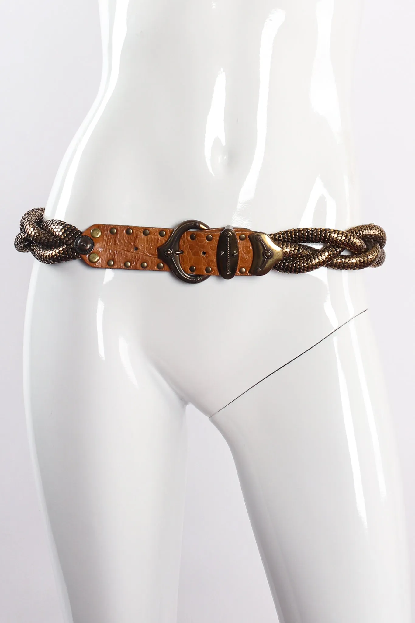 Braided Metal Mesh Belt