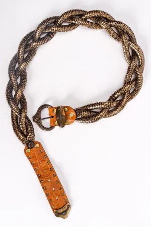 Braided Metal Mesh Belt