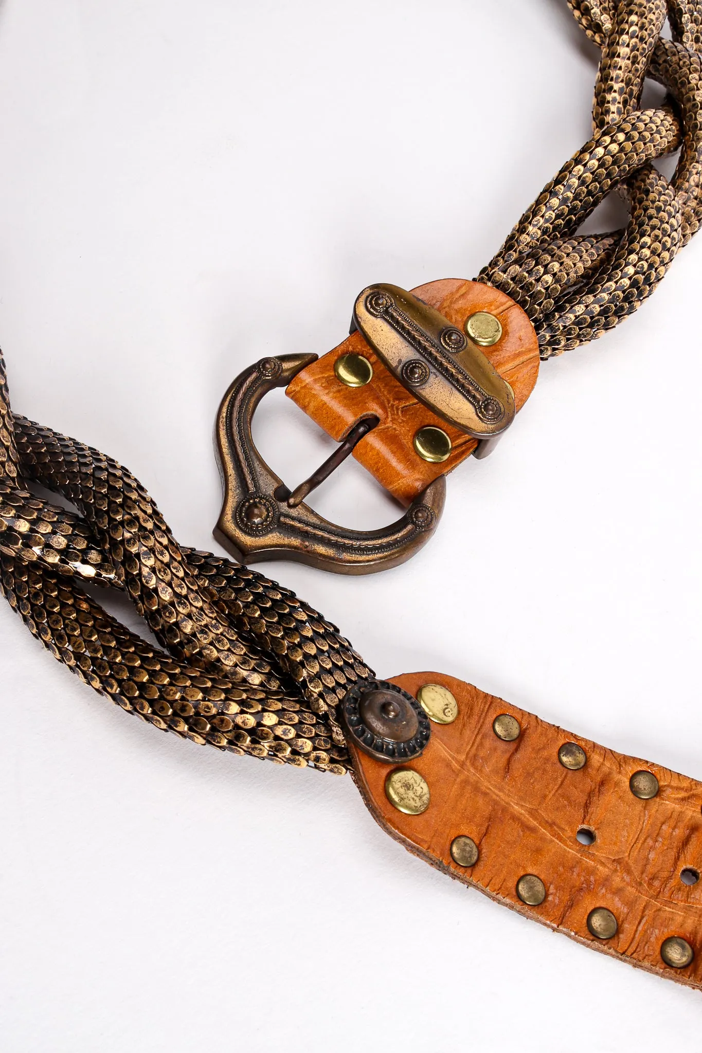 Braided Metal Mesh Belt