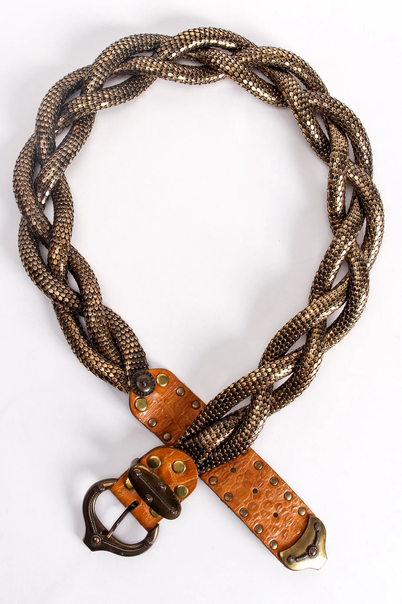 Braided Metal Mesh Belt