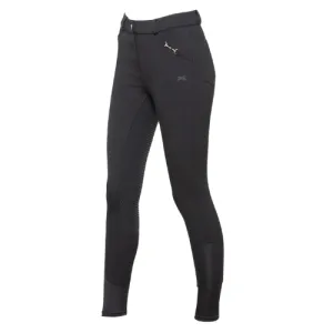 Brava Girls Full Seat Gel Riding Breeches - Black