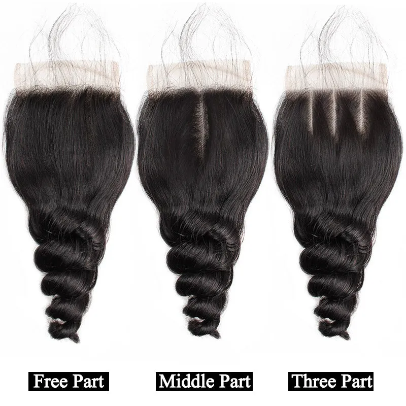 Brazilian Loose Wave Lace Closure 4"x4"