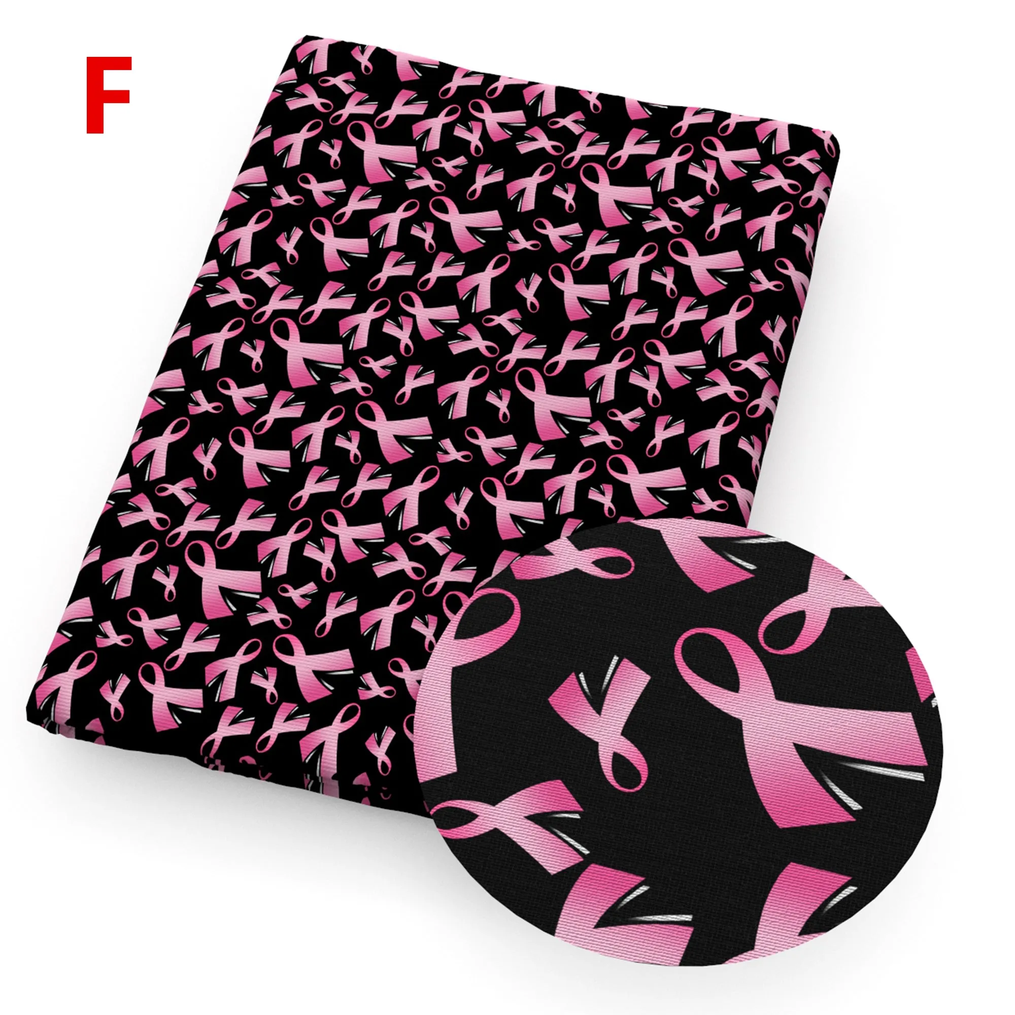breast cancer printed fabric