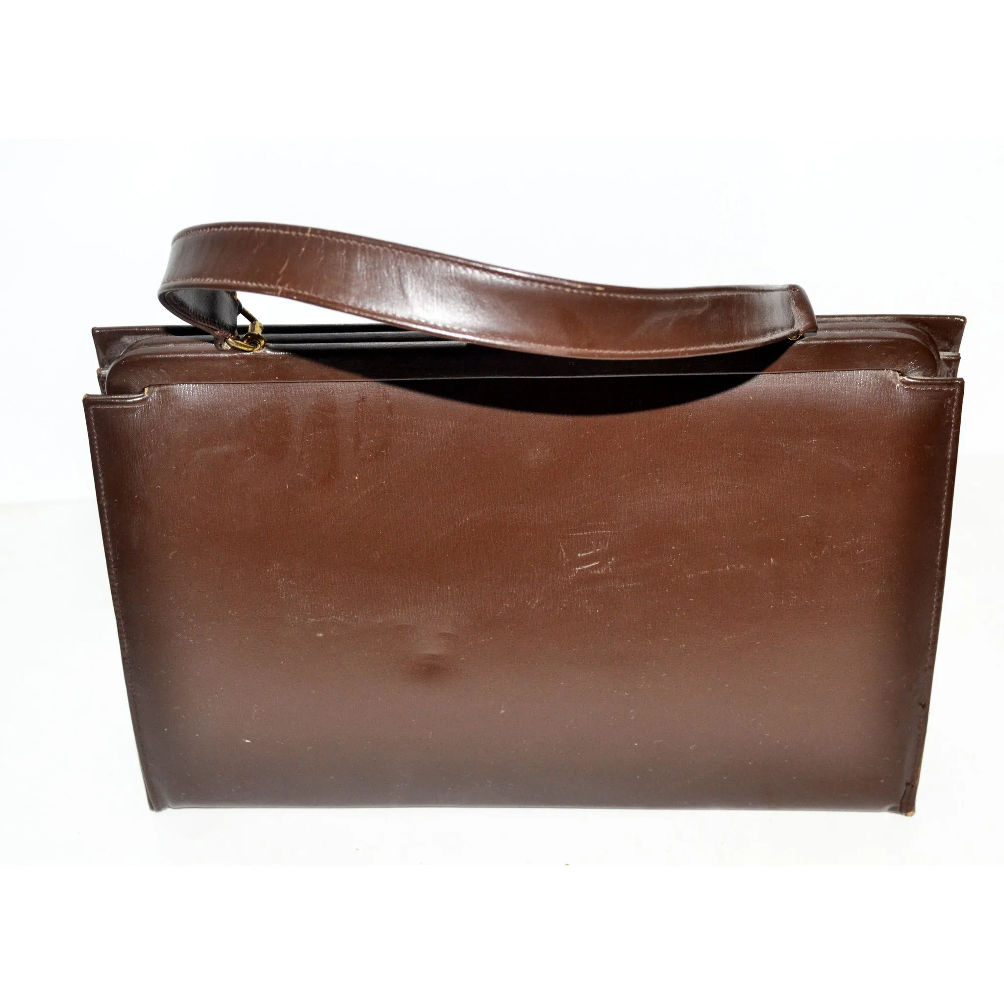 Brown Square Purse By Viki Original