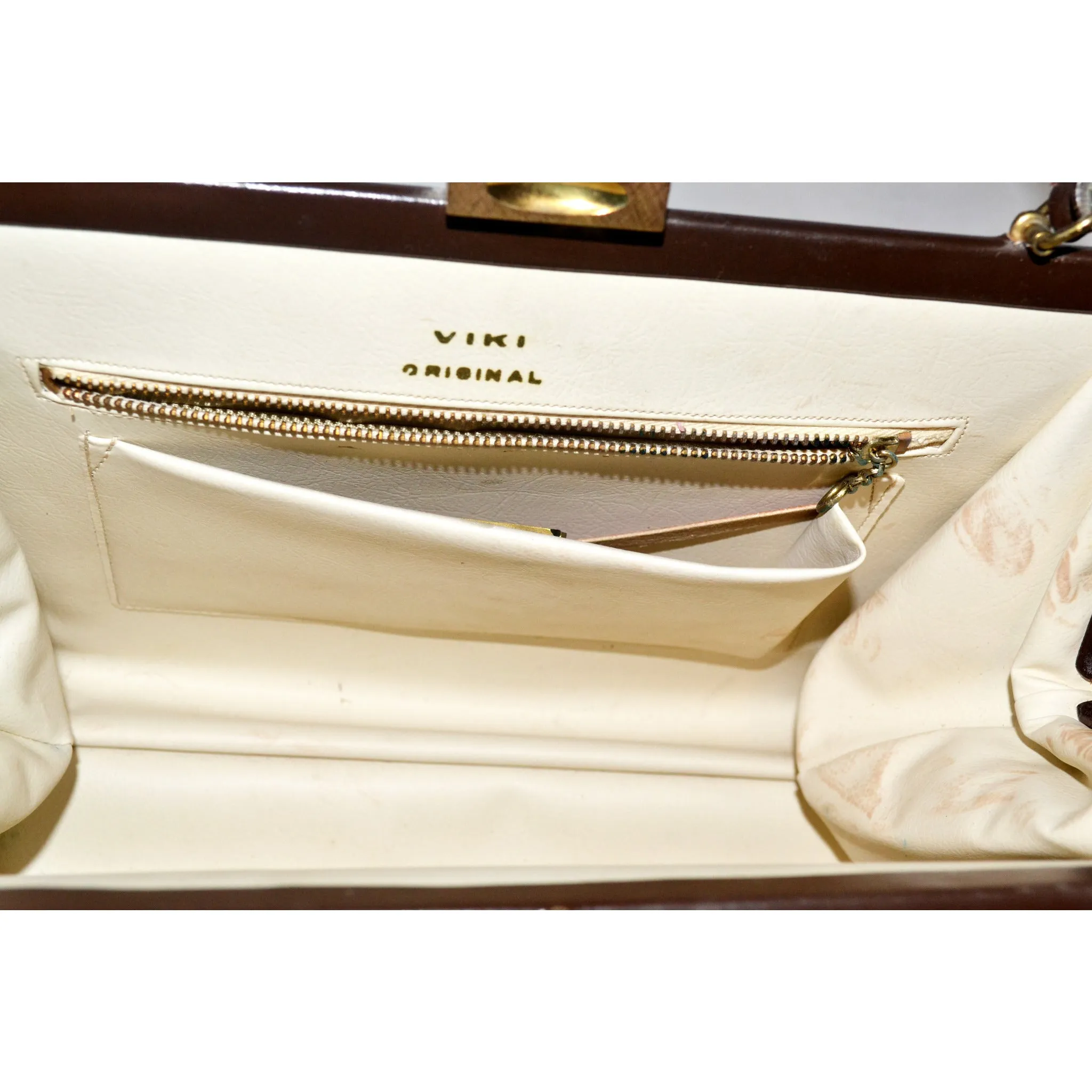 Brown Square Purse By Viki Original