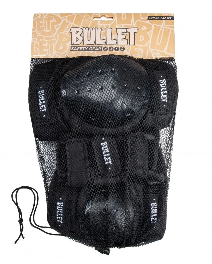 Bullet Triple Padset Standard Combo Adult - Black