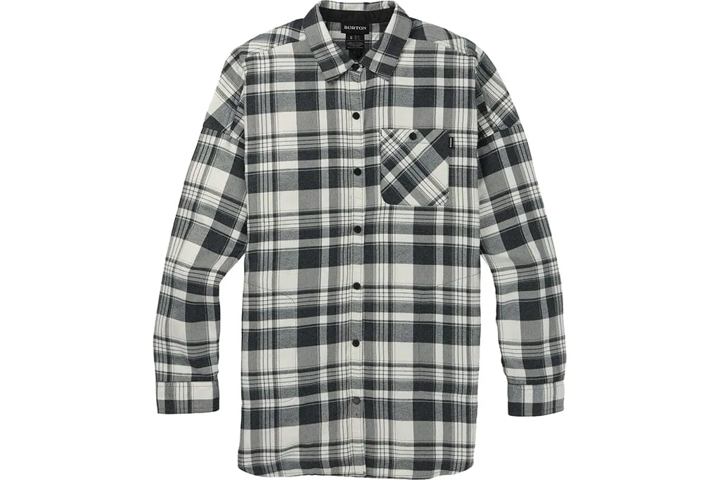 Burton Womens Grace Flannel True Black Marcy Plaid
