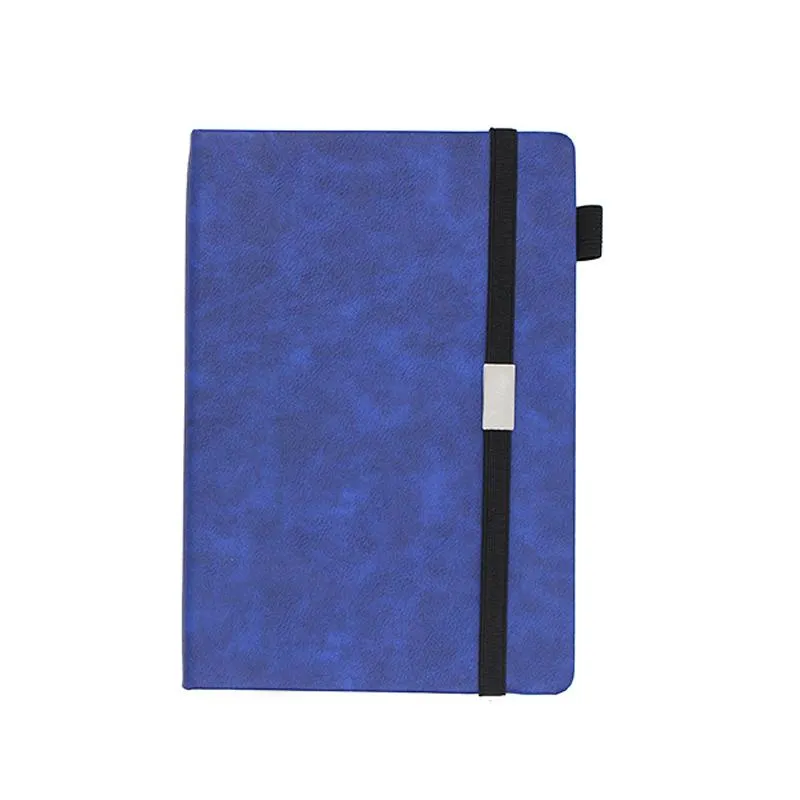 Business Notebook with Pen Holder and Elastic Band Closure