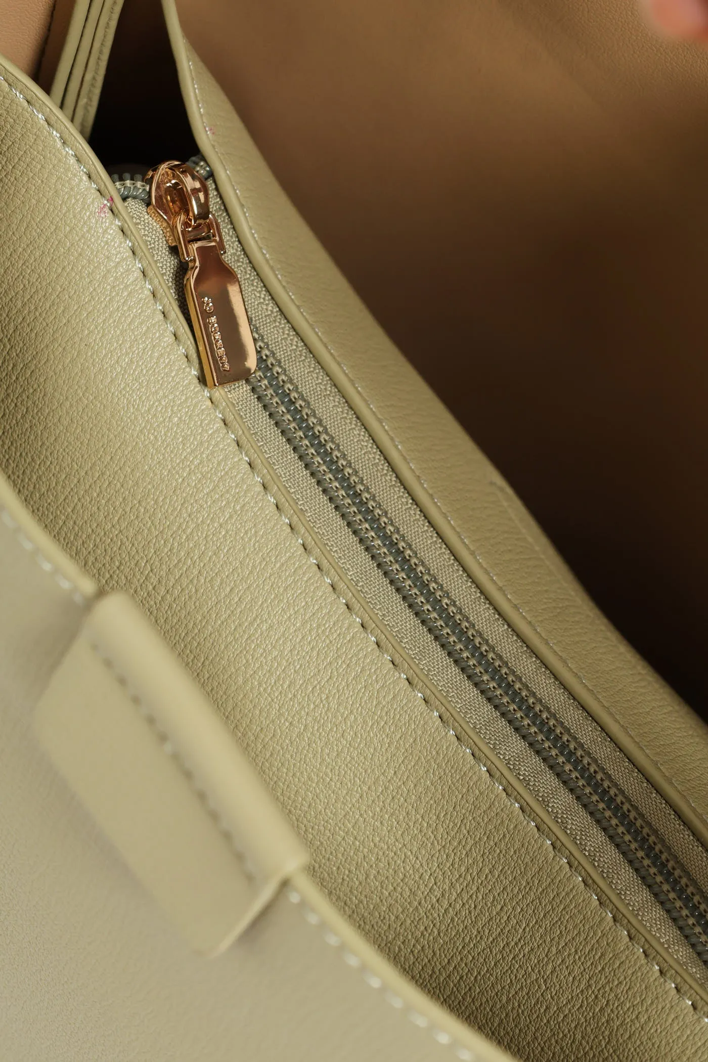 Camille Shopper Tote Bag - Green