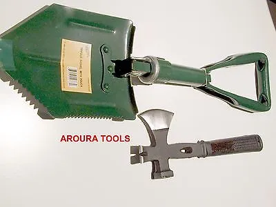 CAMPING TOOLS - FOLDING SHOVEL & COMBO AXE - BRAND NEW