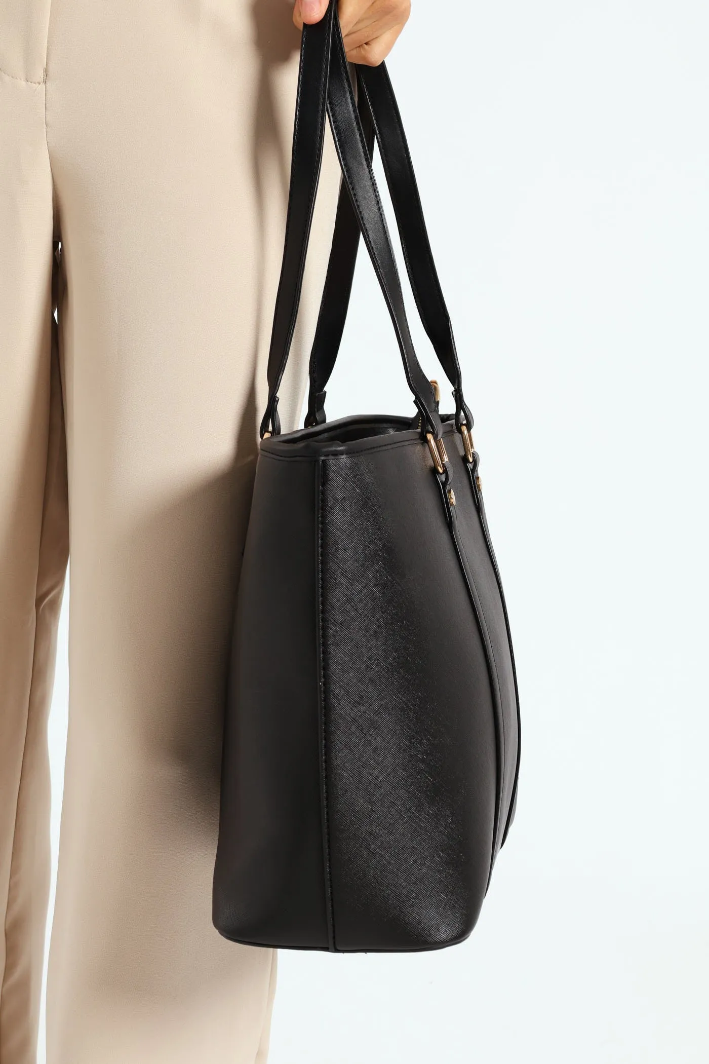 Canvas Shopper - Black