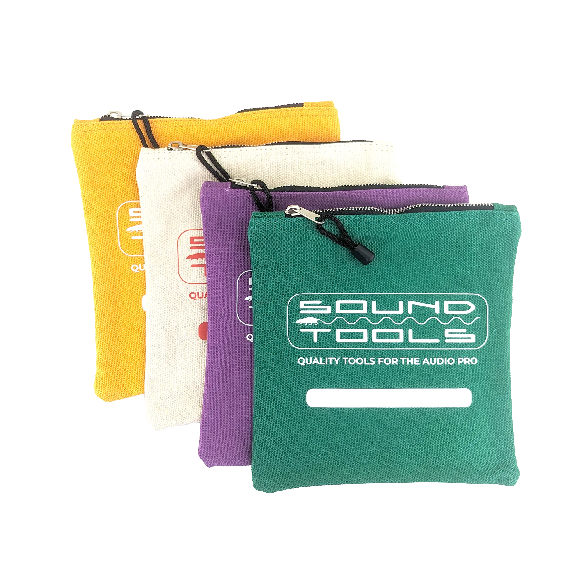 Canvas Tool Bag 4 Pack Square with Scribble Strip