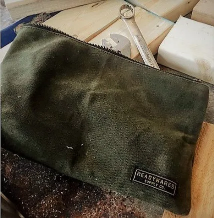 Canvas Zipper Bags 4-Pack
