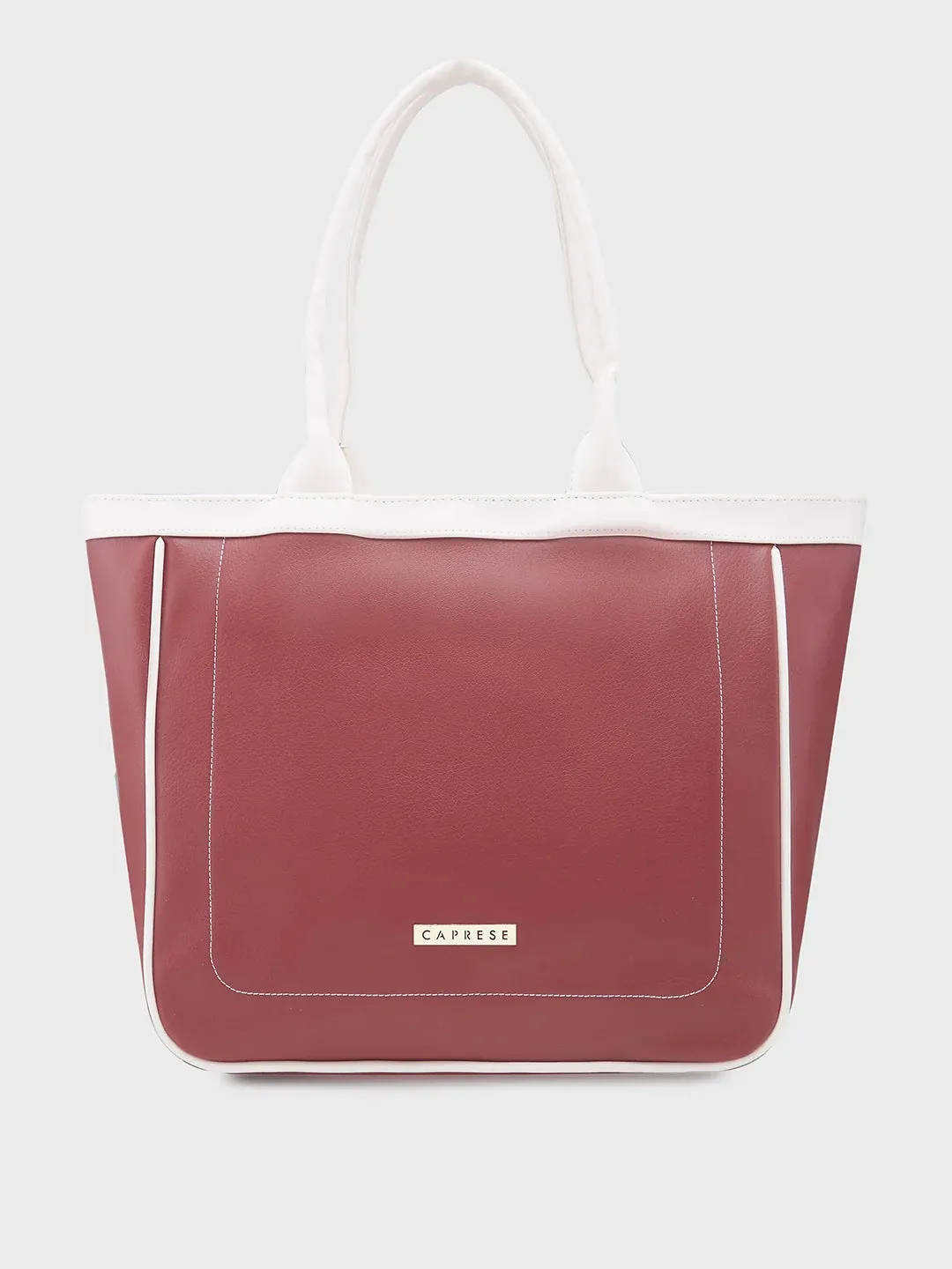 Caprese Tivoli Medium Maroon Tote Bag
