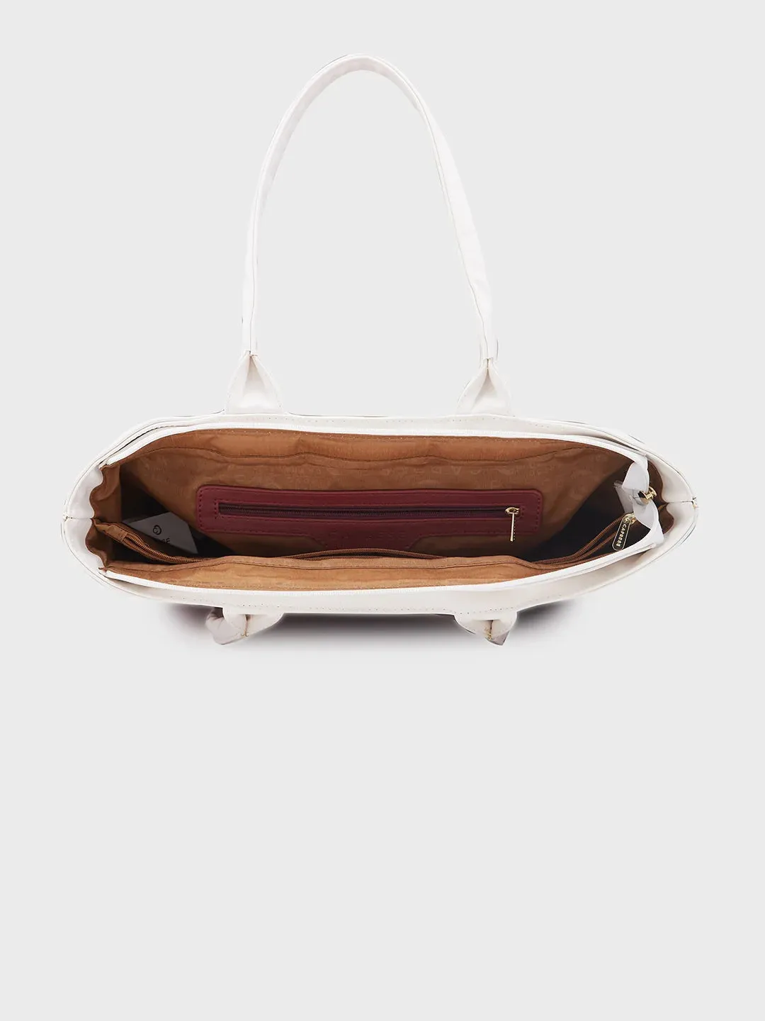 Caprese Tivoli Medium Maroon Tote Bag