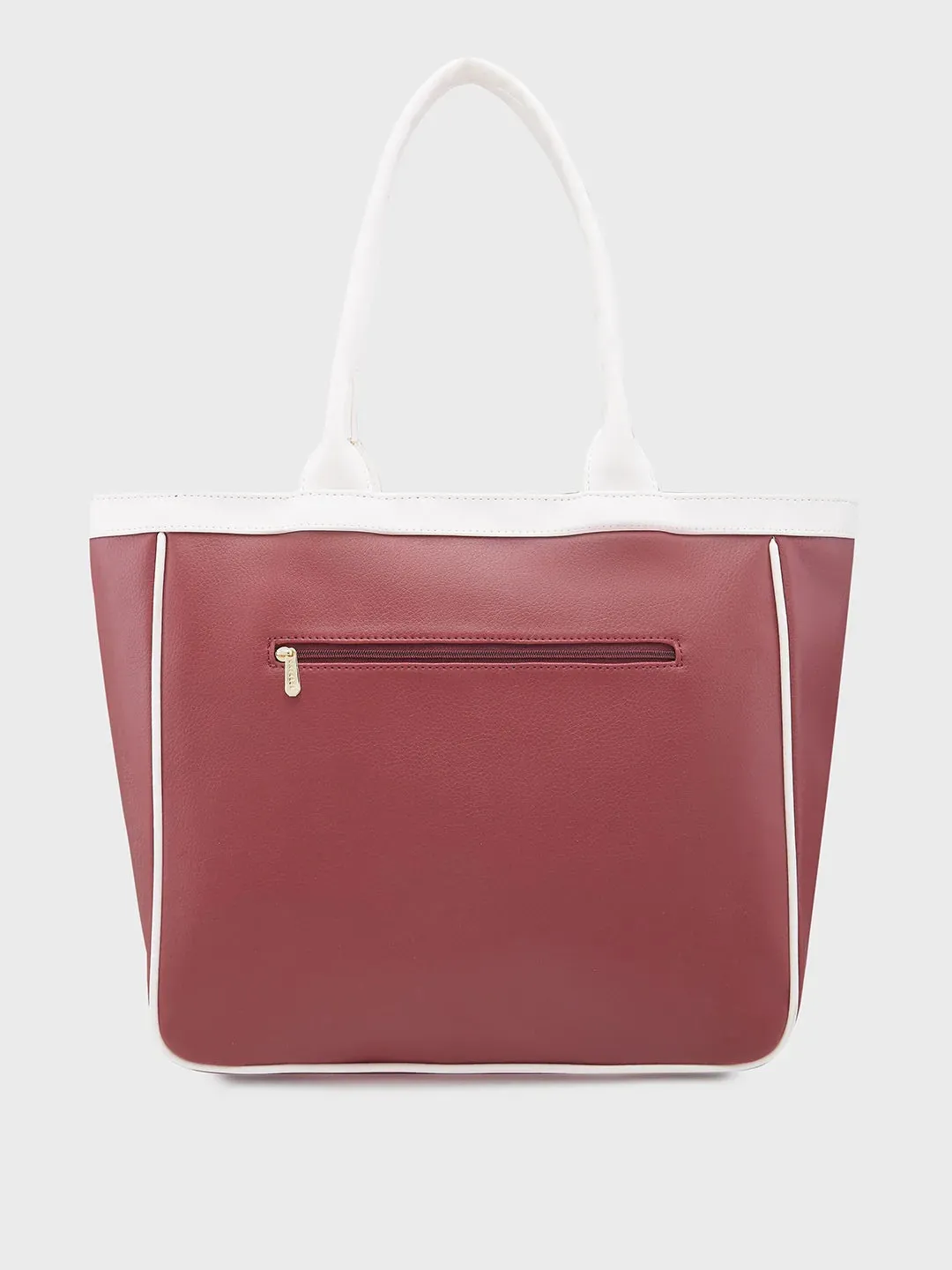 Caprese Tivoli Medium Maroon Tote Bag