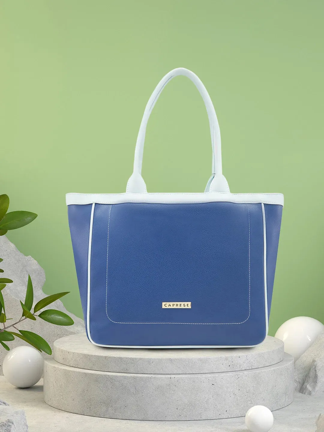 Caprese Tivoli Medium Navy Tote Bag