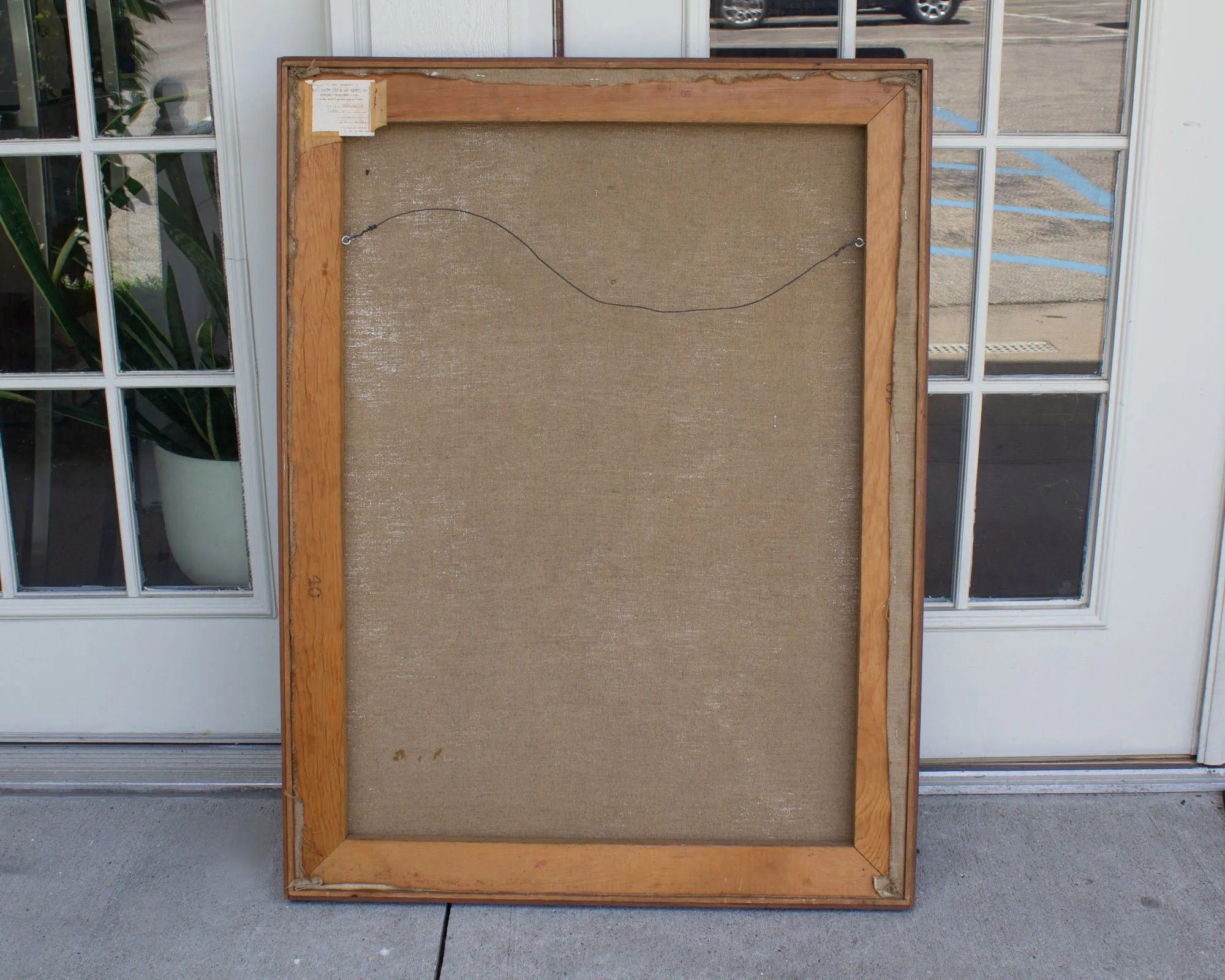 Carl E. Schwartz Signed 1973 Oil on Canvas Painting