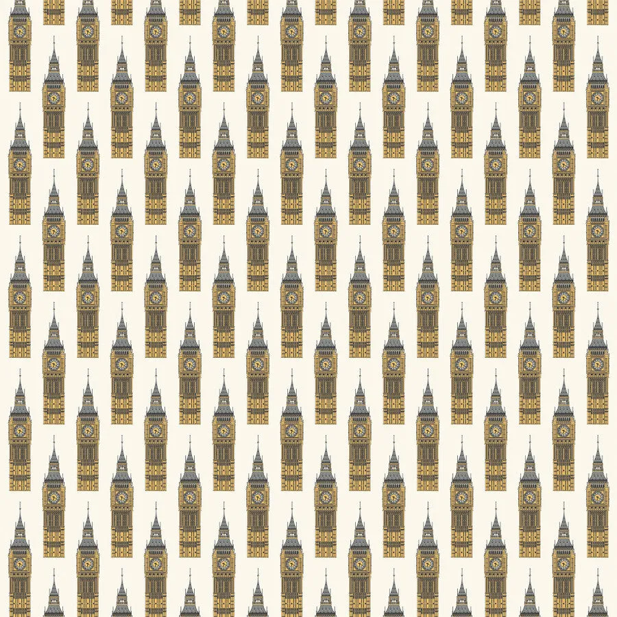 Carta Bella - London - 12x12 Single Sheets - Big Ben