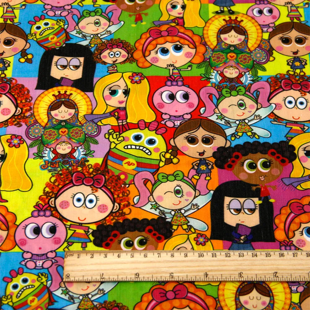 Cartoon Printed Fabric