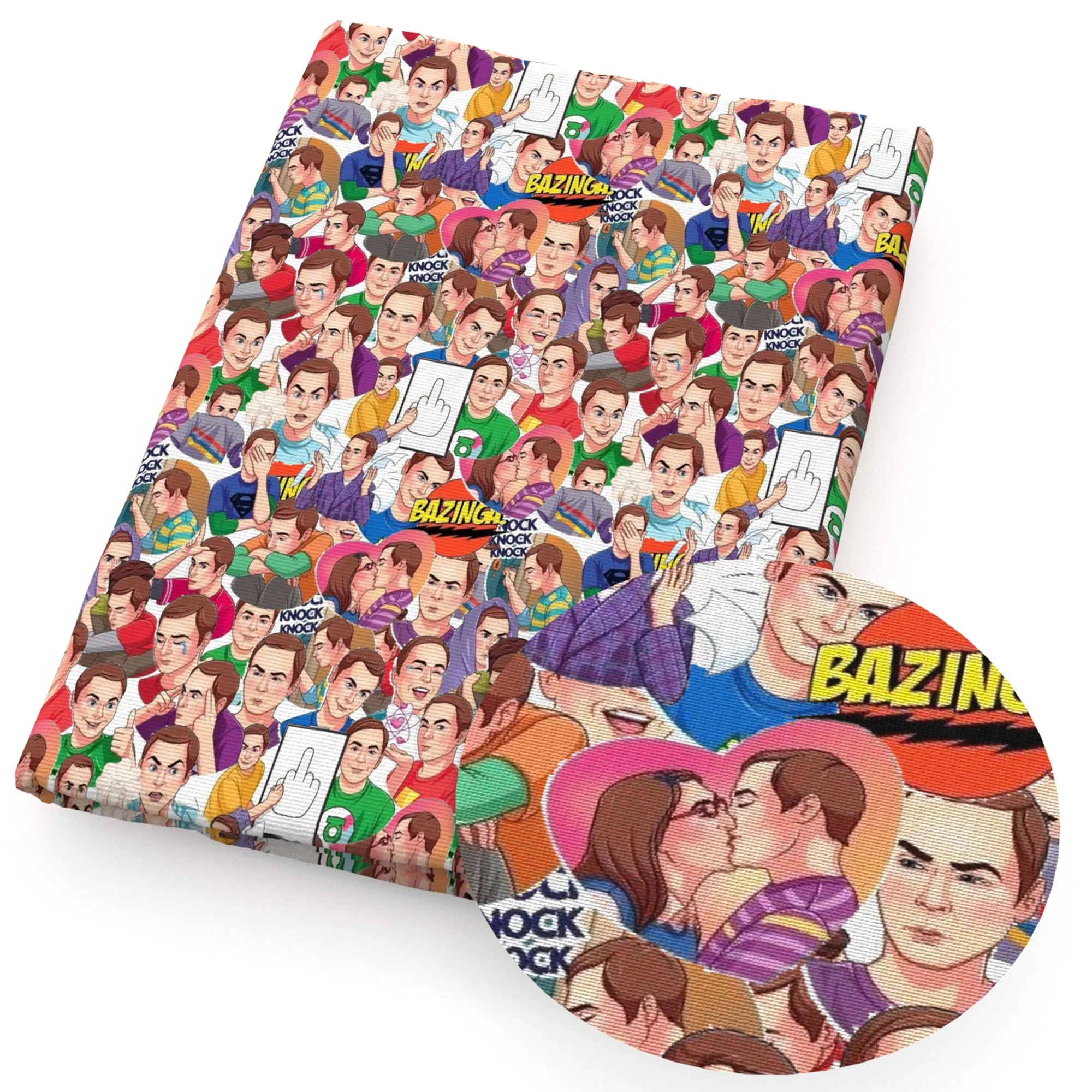 Cartoon Theme Printed Fabric
