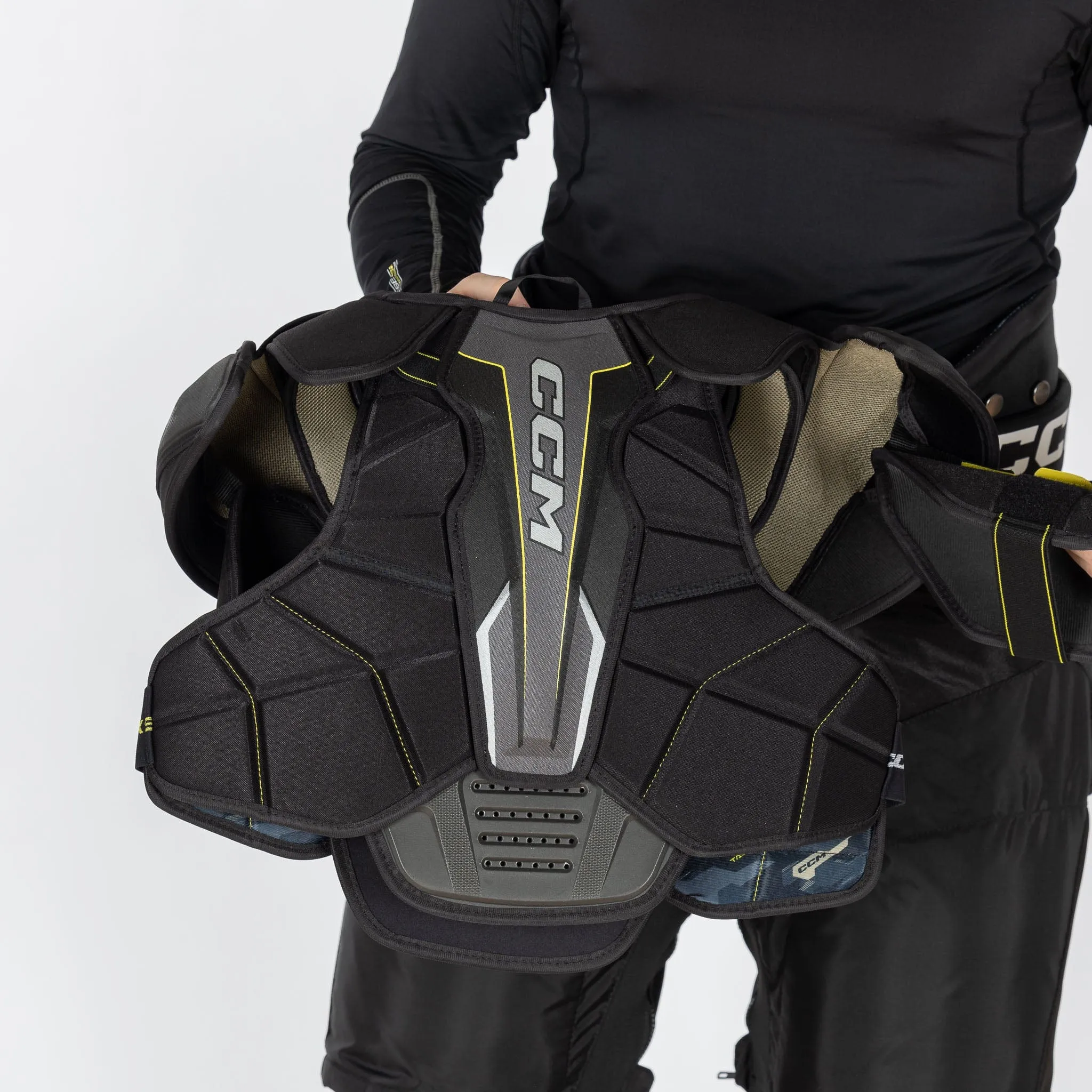 CCM Tacks Vector Premier Junior Hockey Shoulder Pads - 2022