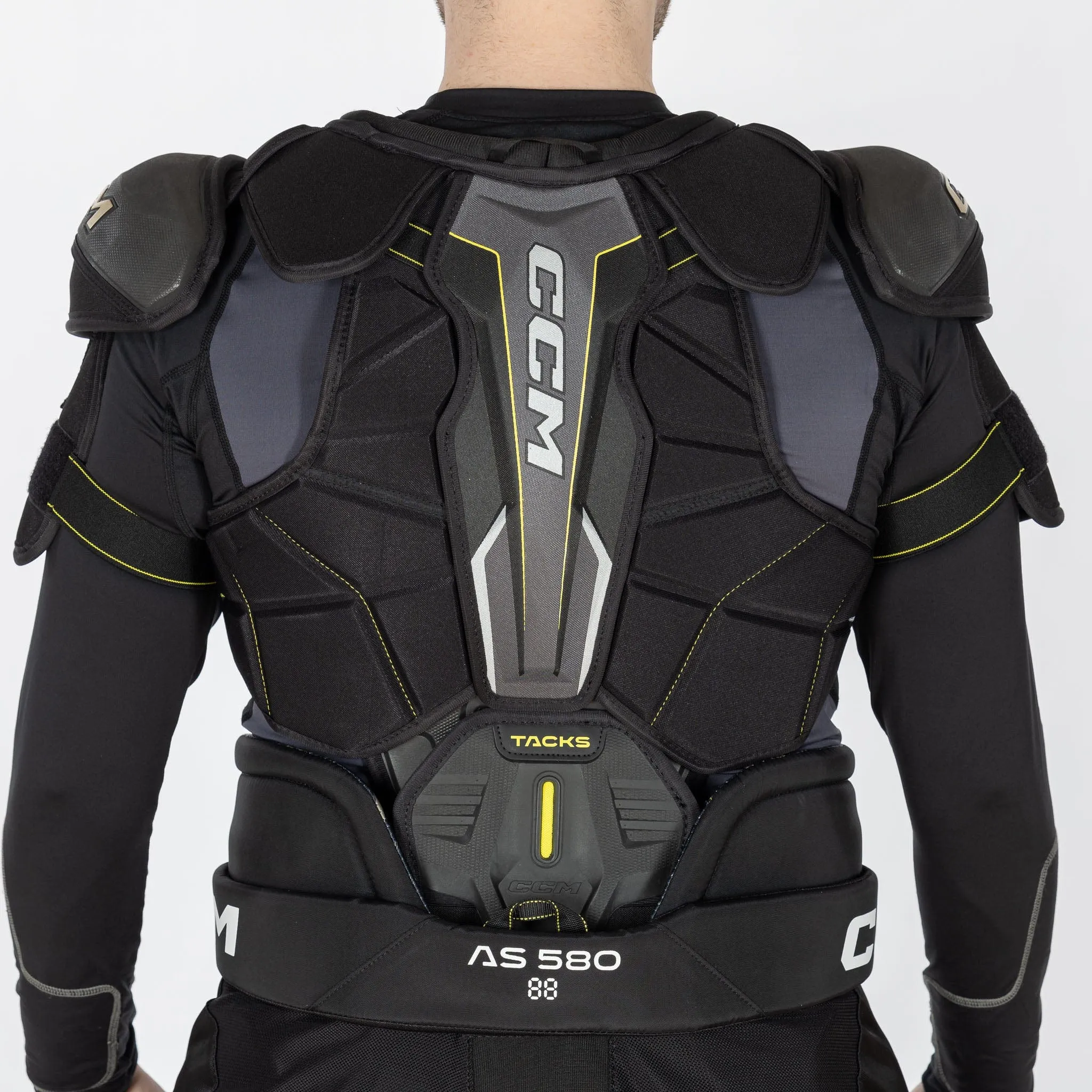 CCM Tacks Vector Premier Junior Hockey Shoulder Pads - 2022