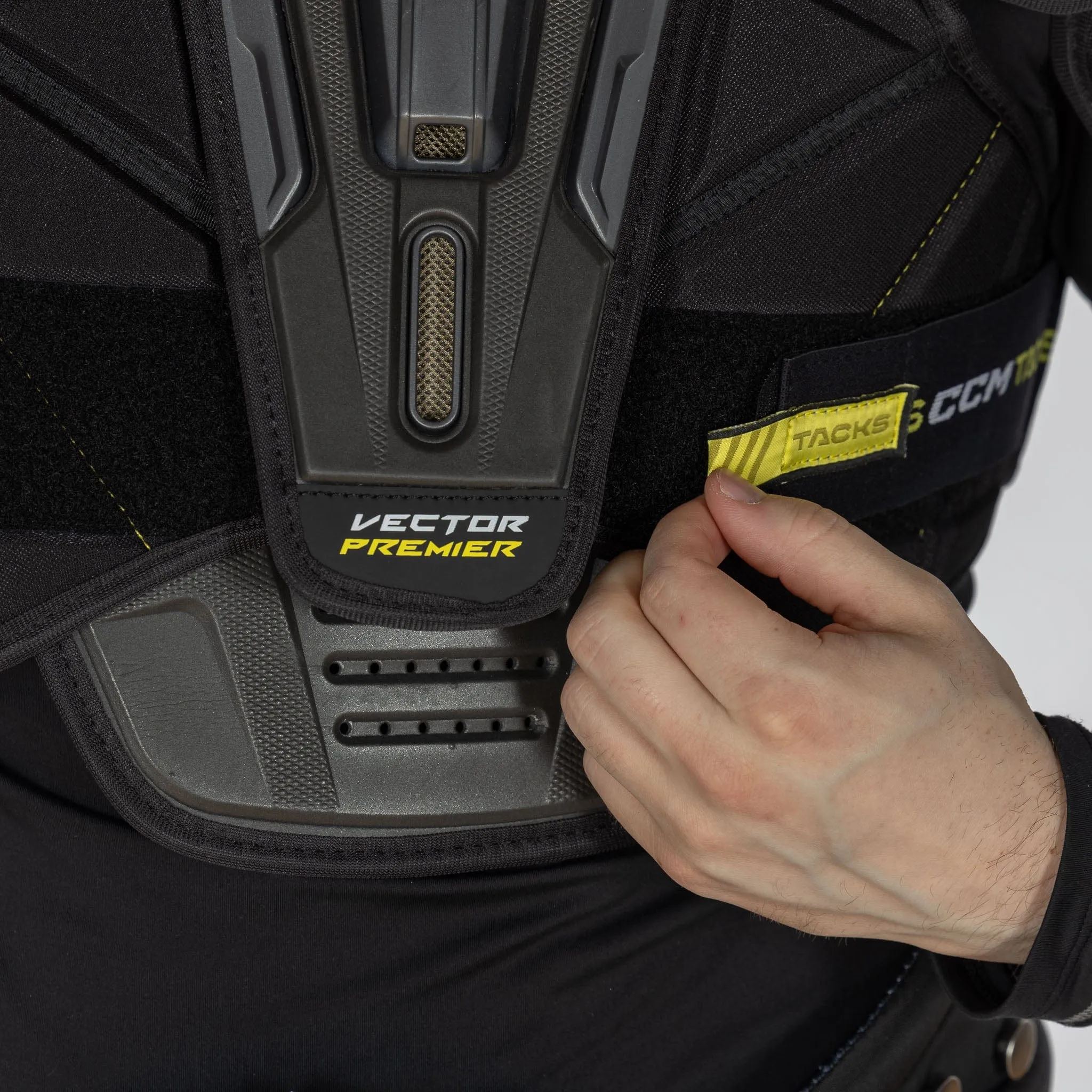 CCM Tacks Vector Premier Senior Hockey Shoulder Pads - 2022