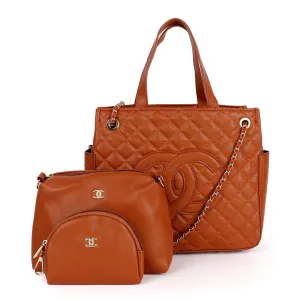 CHANEL GST Grand Shopping Chain Tote Bag Caviar Leather Brown