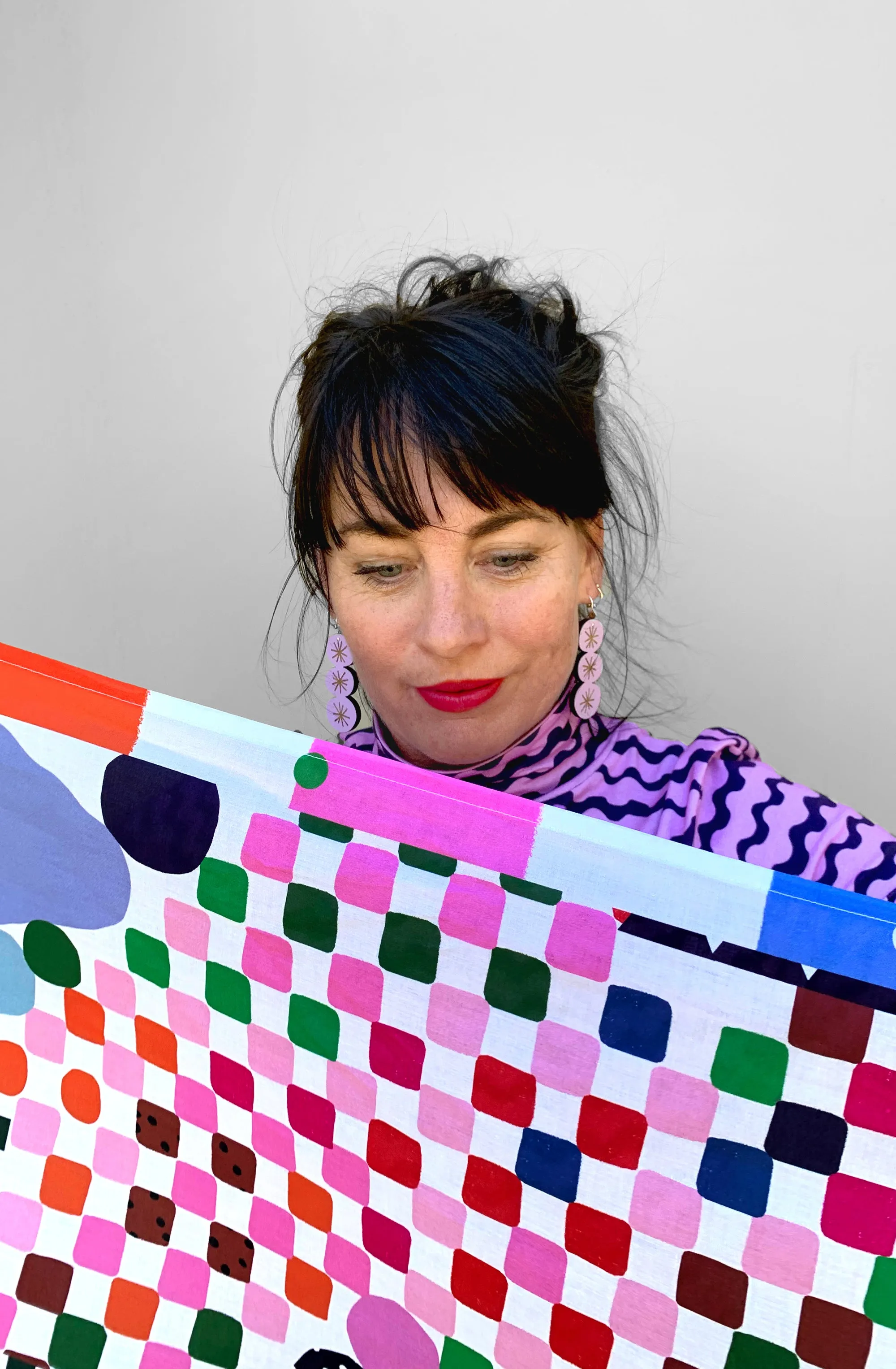 Check Bomb 100% cotton scarf