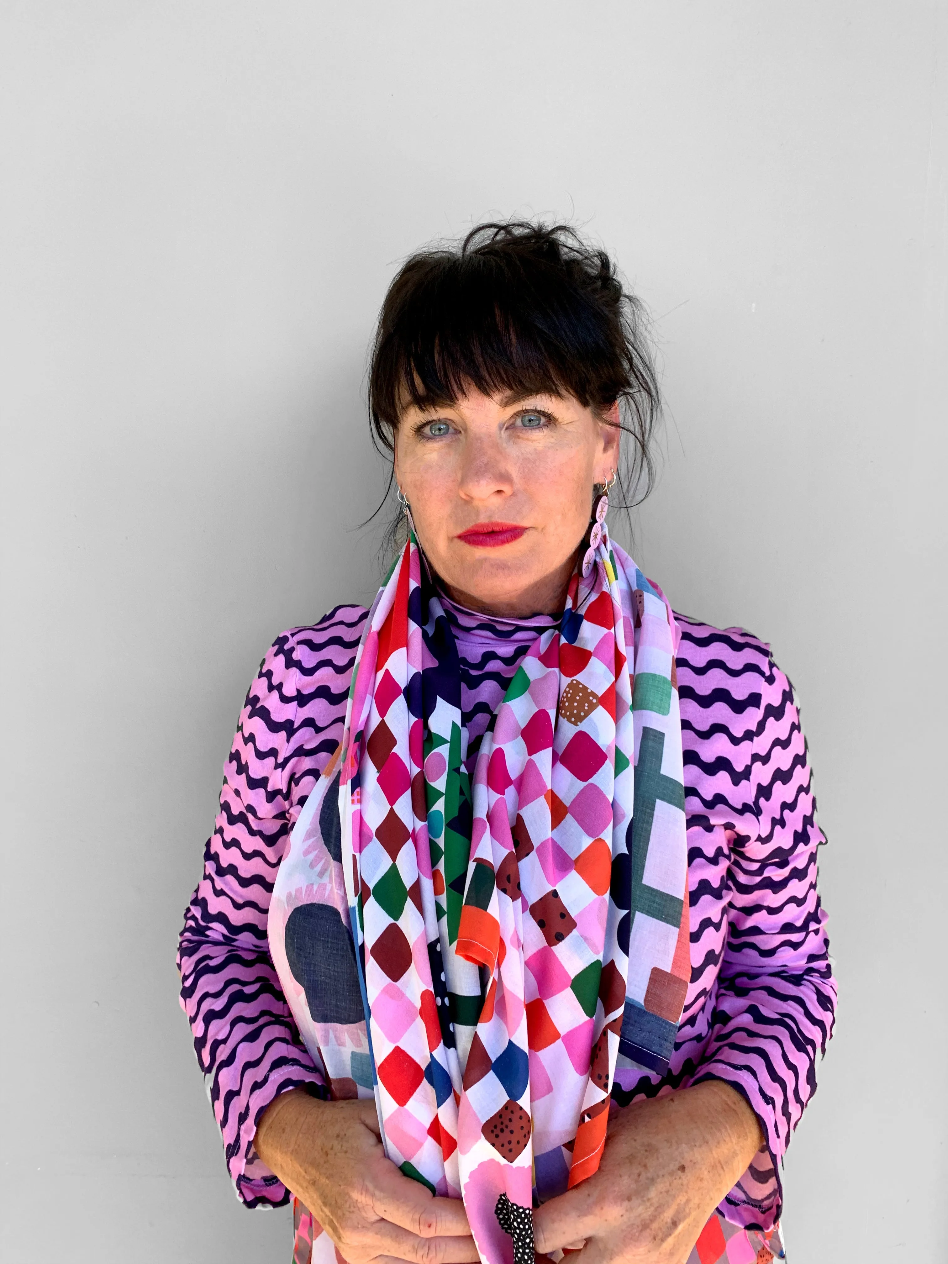 Check Bomb 100% cotton scarf