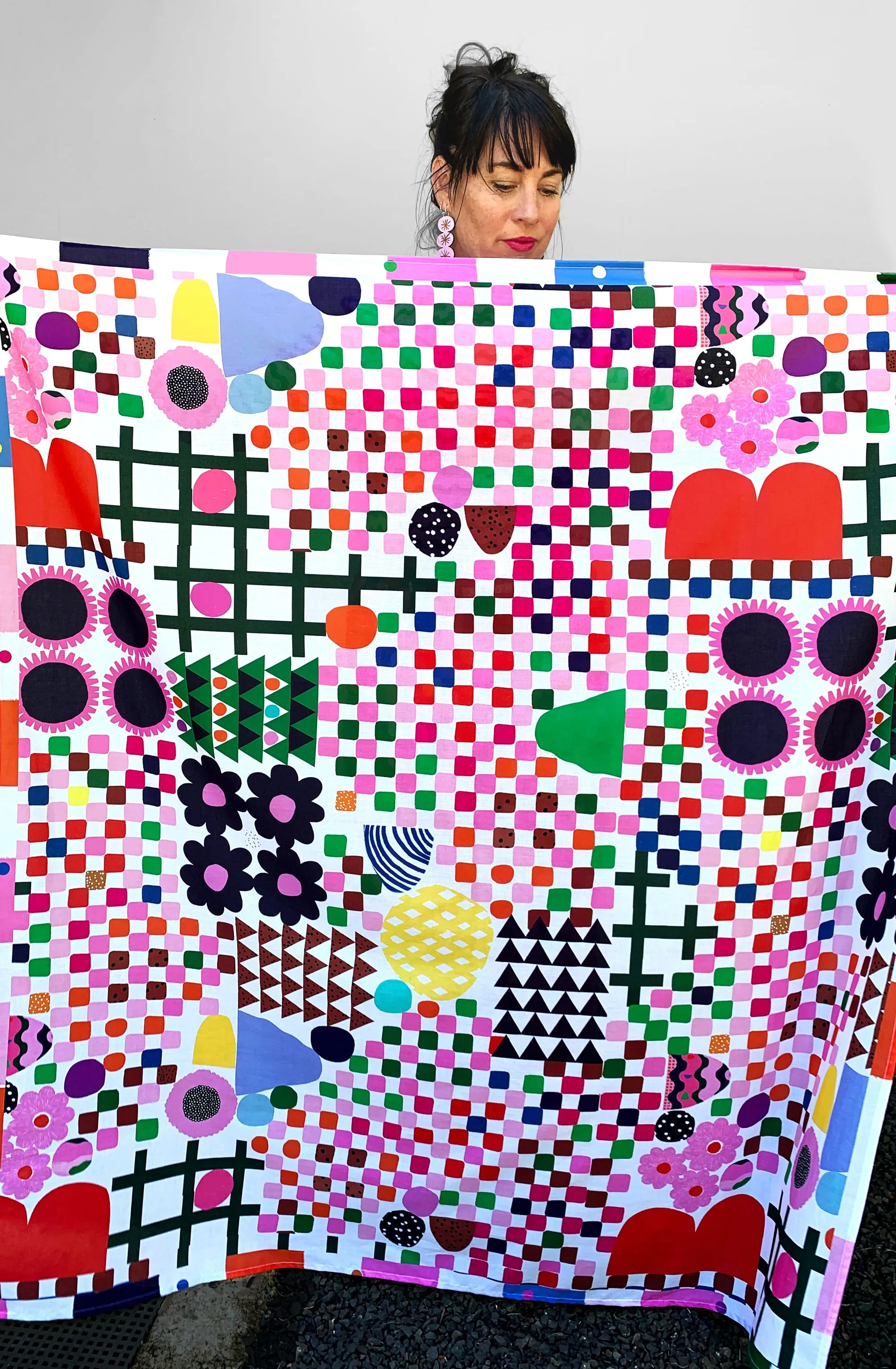 Check Bomb 100% cotton scarf