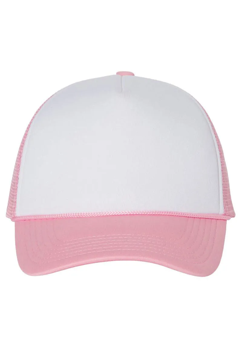 Checkered Cherries Foam Mesh Back Trucker Cap