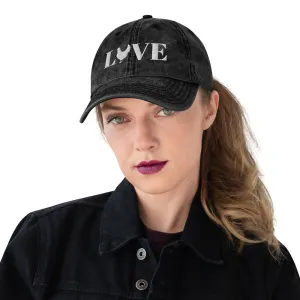 Chicken Love Vintage Cotton Twill Cap