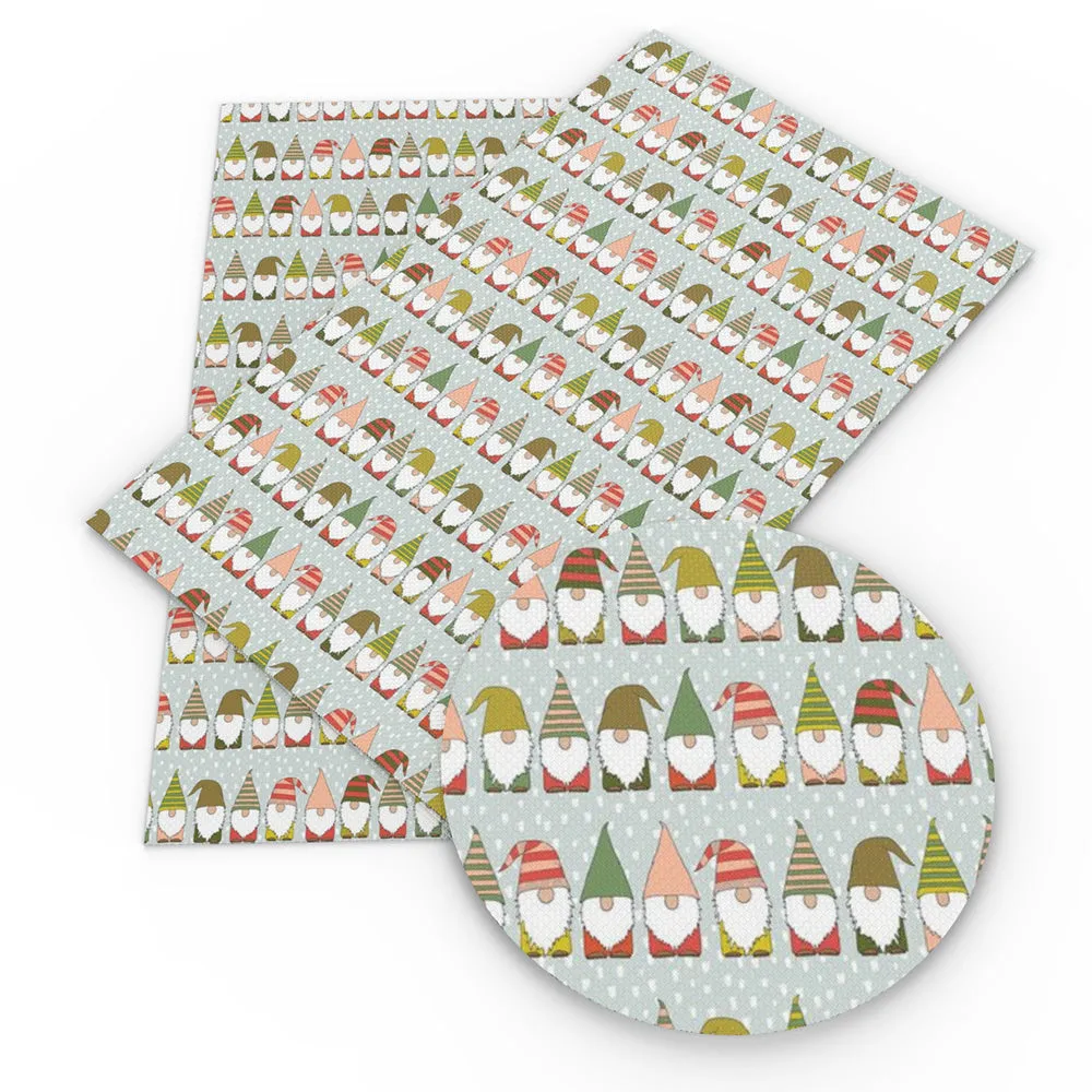 christmas day printed fabric