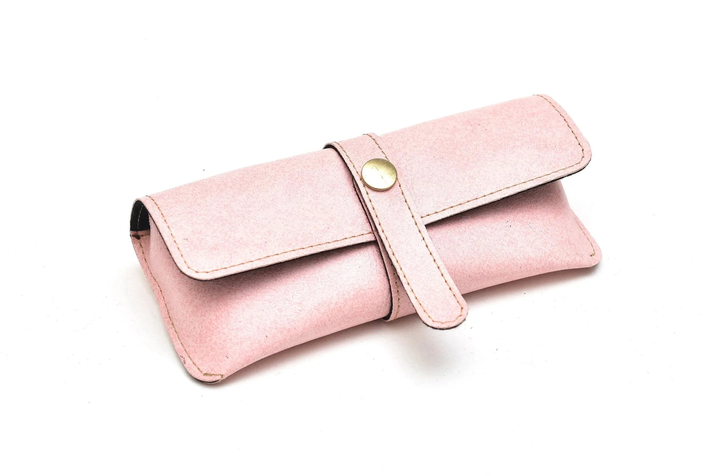 Classy Leather Customized  Frequent Traveller Combo (3 pcs) - Pink