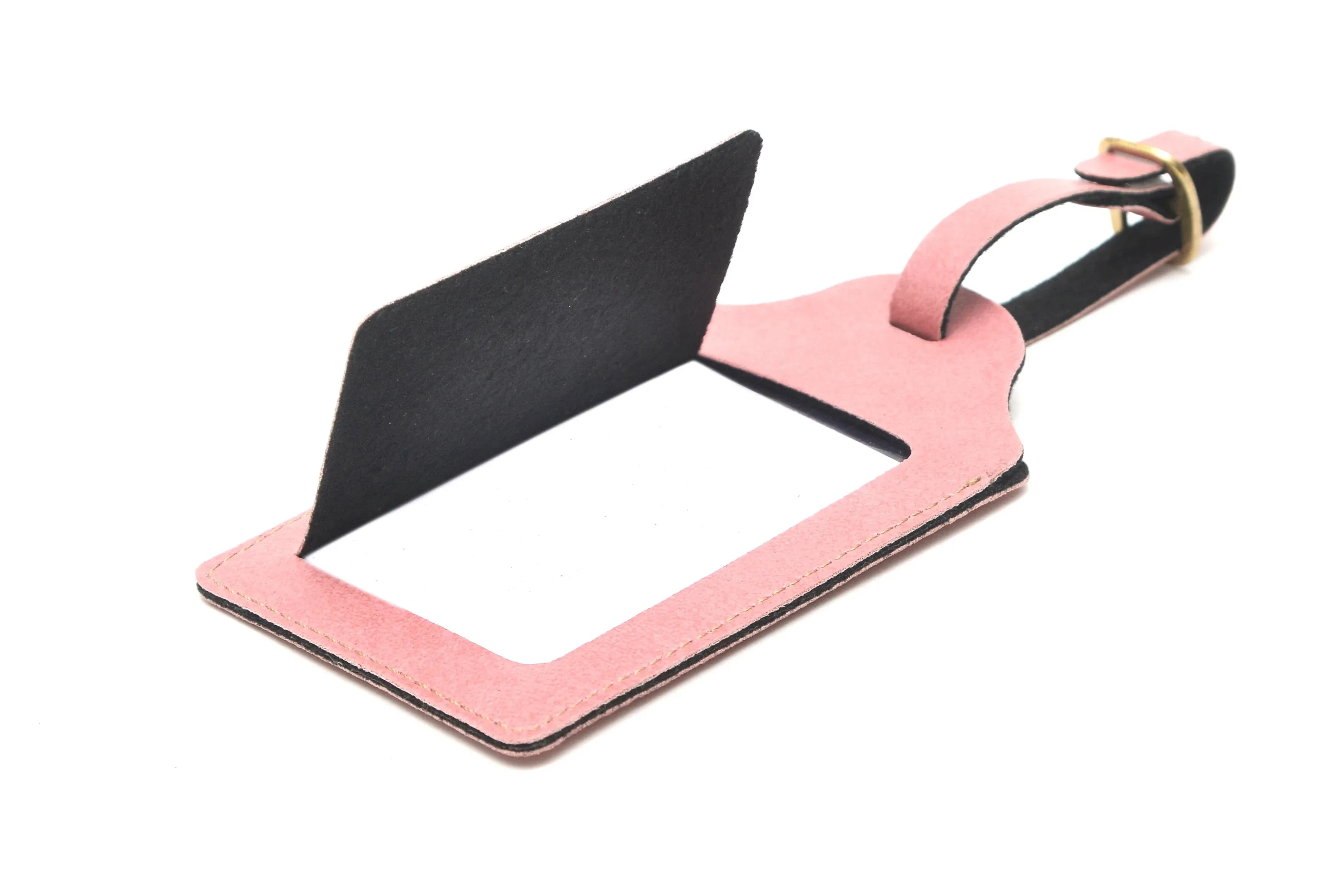 Classy Leather Customized  Frequent Traveller Combo (3 pcs) - Pink