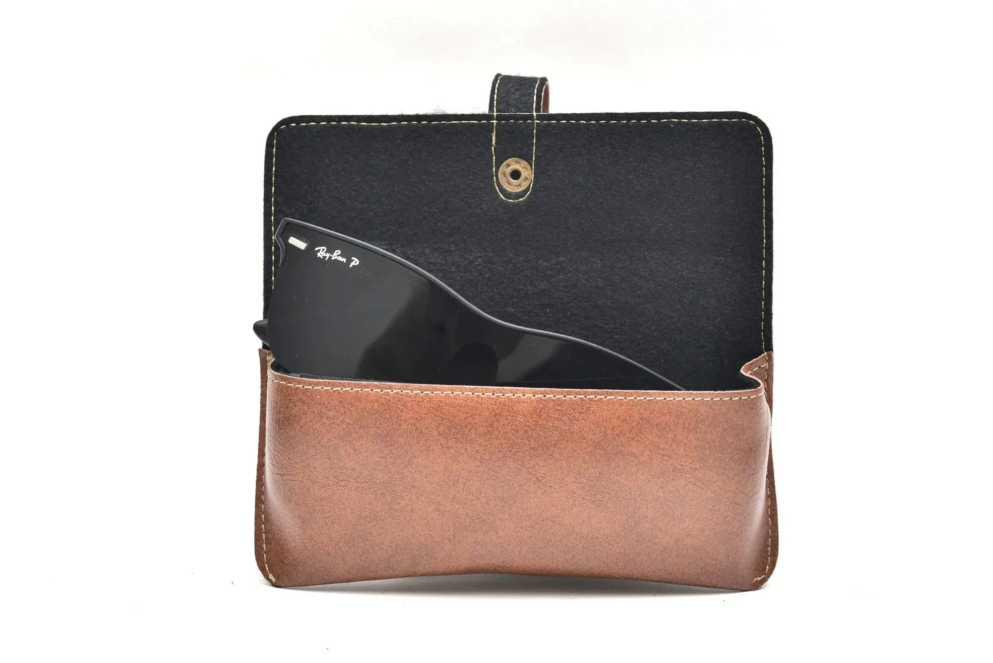 Classy Leather Customized  Frequent Traveller Combo (3 pcs) - Tan