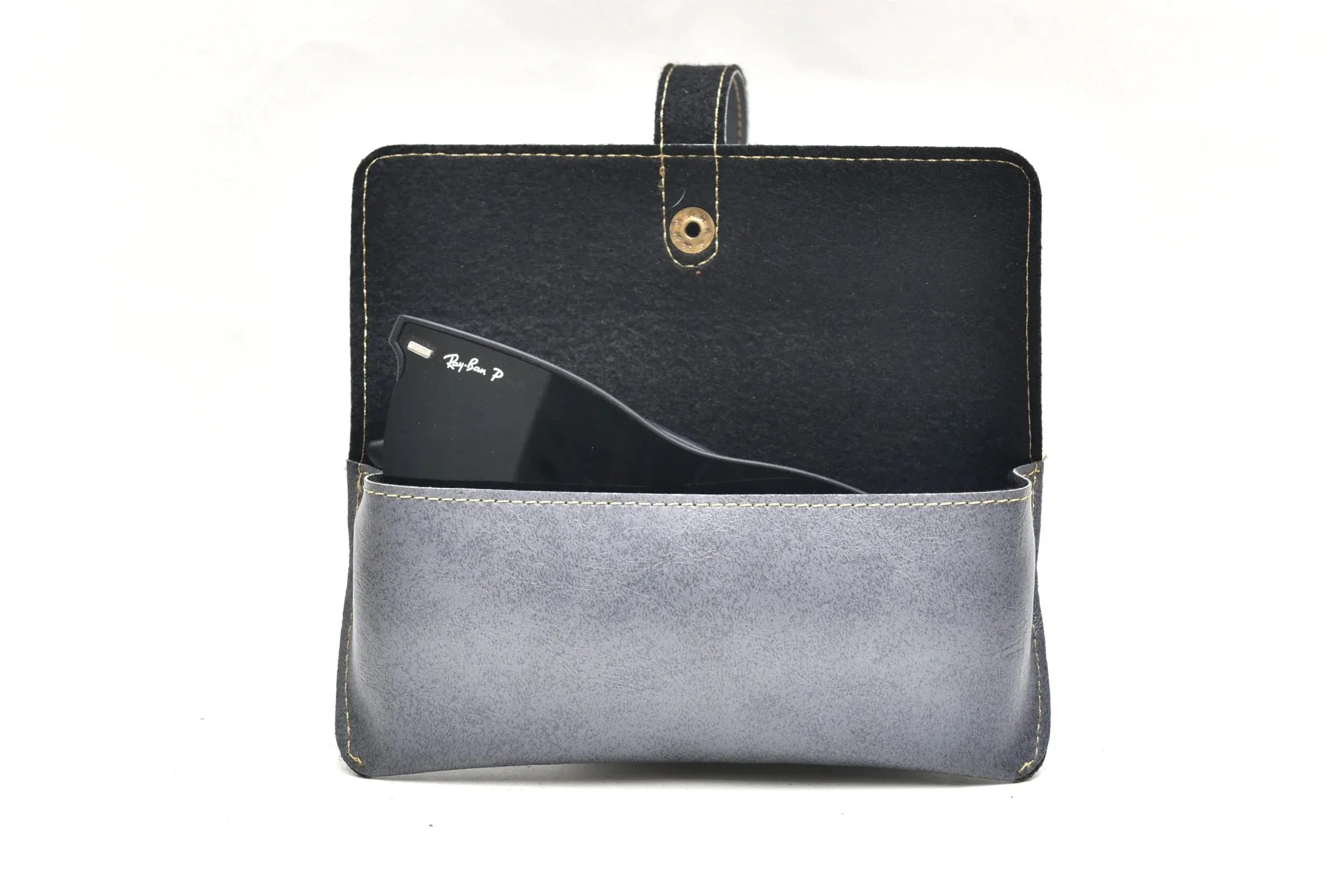 Classy Leather Customized Men's Combo (3 pcs) - Grey
