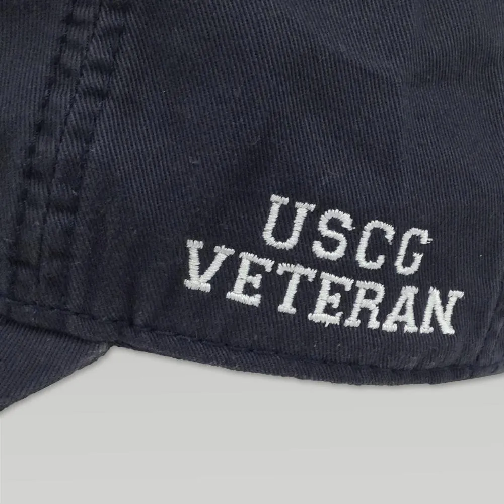 Coast Guard Seal Veteran Twill Hat (Navy)