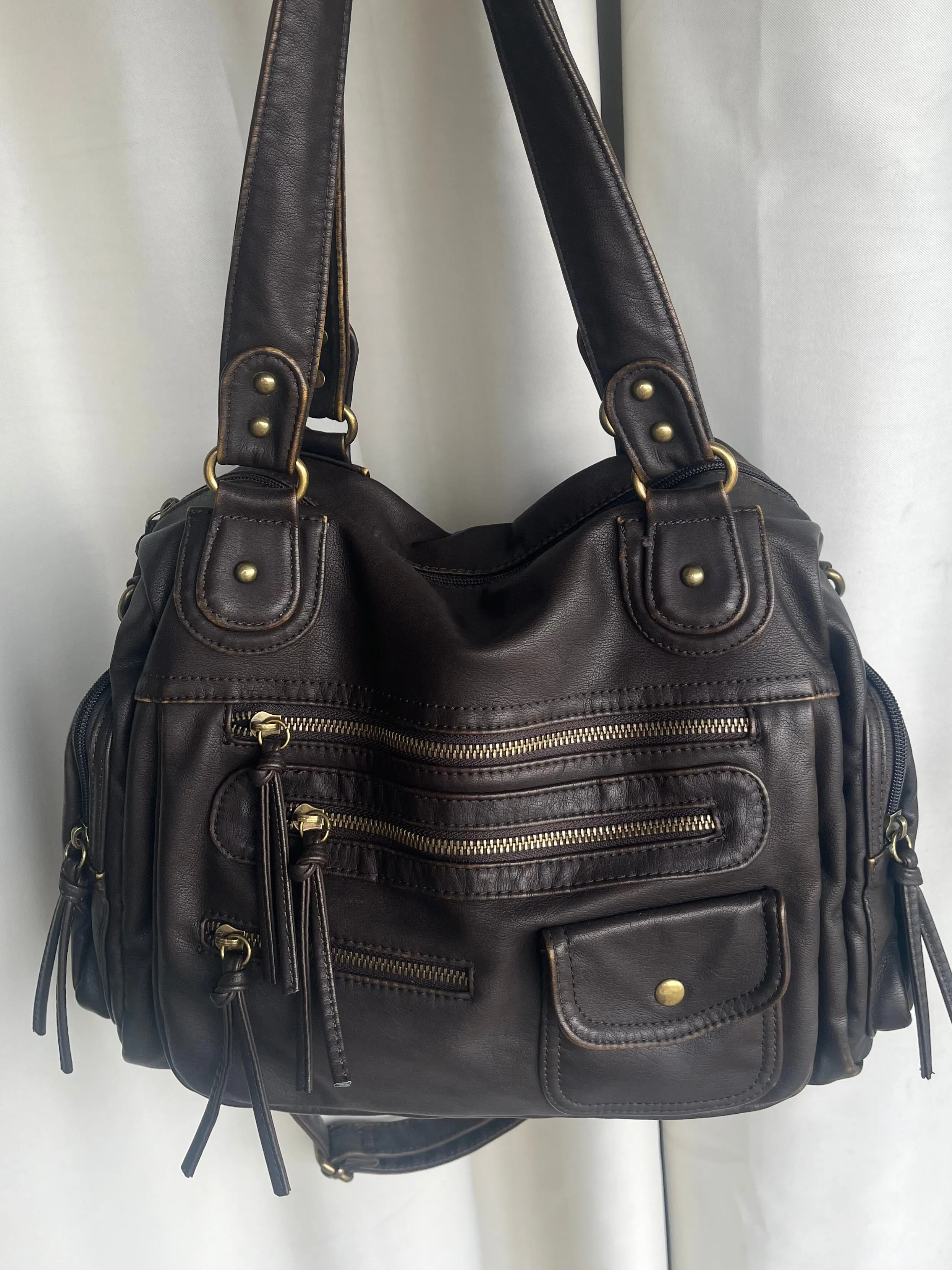 Coffee Vintage Inspired Large Capacity Bag