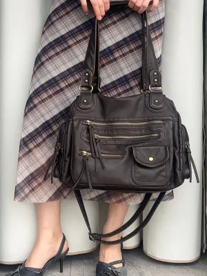 Coffee Vintage Inspired Large Capacity Bag