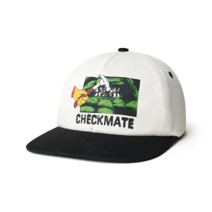 Come Sundown Checkmate Cap - Off White/Black