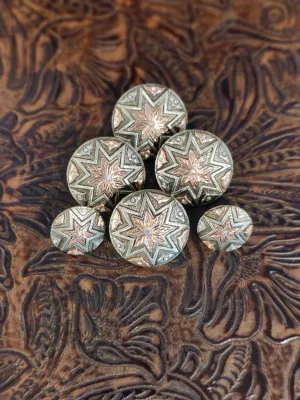 Copper Star Conchos