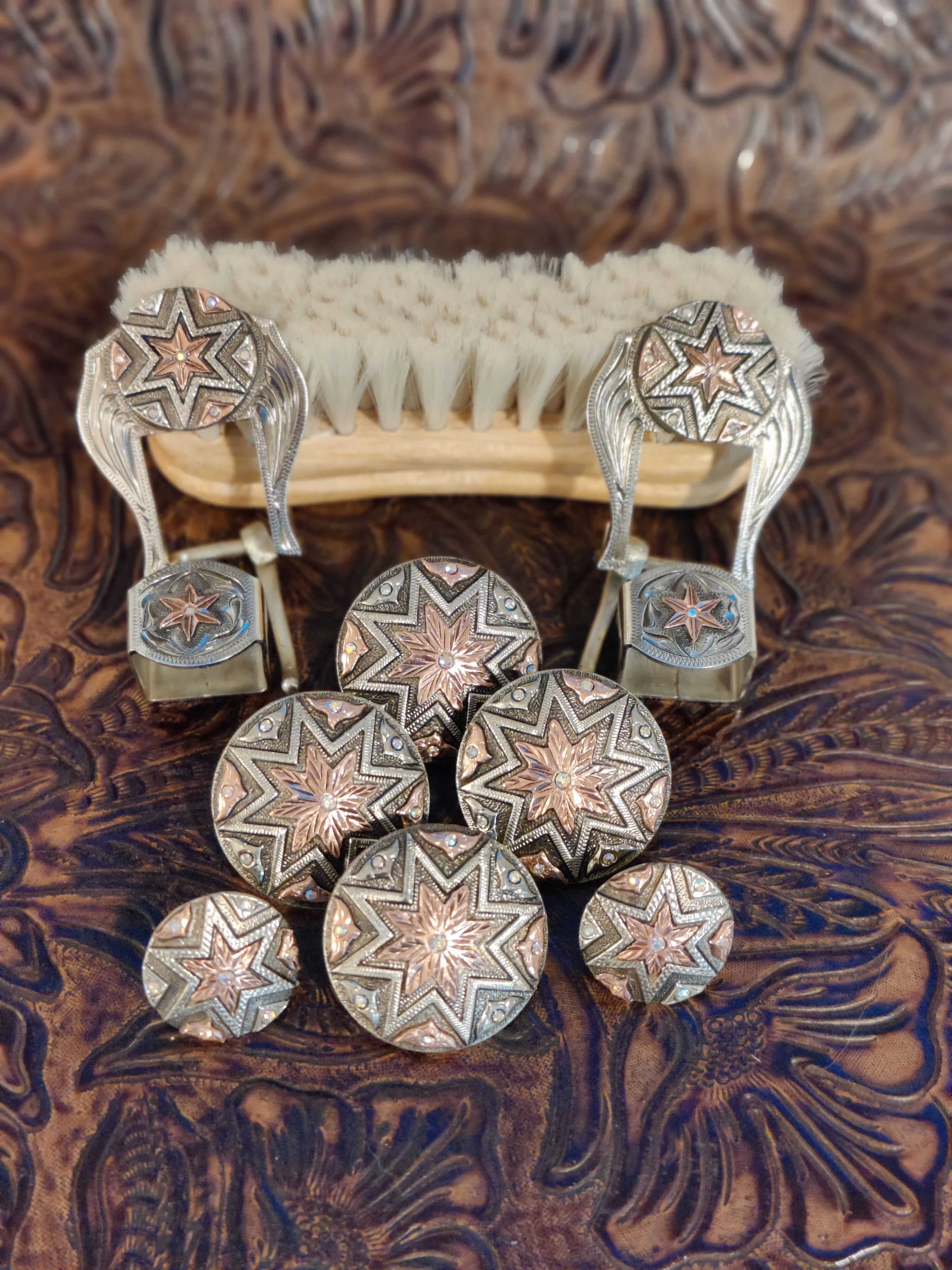 Copper Star Conchos
